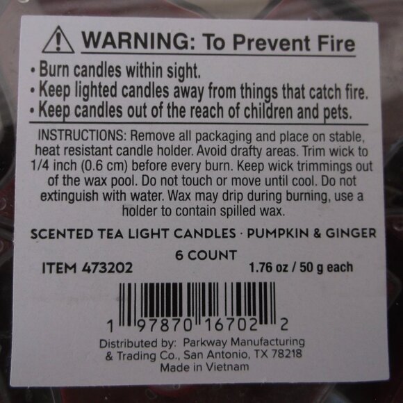 NWT Fall Tea Light Candle Set + Autumn Harvest Kitchen Towel Bundle - Picture 5 of 12